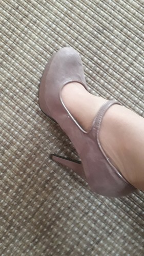 High heel stiletto pumps beige - stiletto,