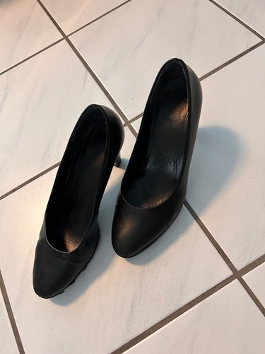 Stewardess pumps schwarz leder - stewardess,