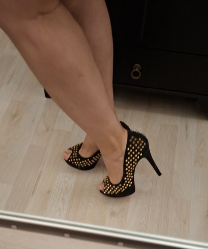 Extravagant high heels - high, mit
